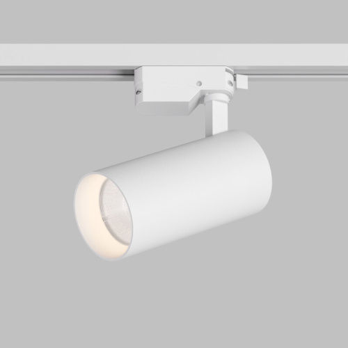 DK6453-WH Трековый светильник SOLID KOPER, 145мм, d70, 220V, LED 3000K, 24W, IP20, белый, алюминий фото 2