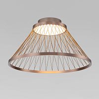 Потолочный светодиодный светильник 40019/1 LED коричневый