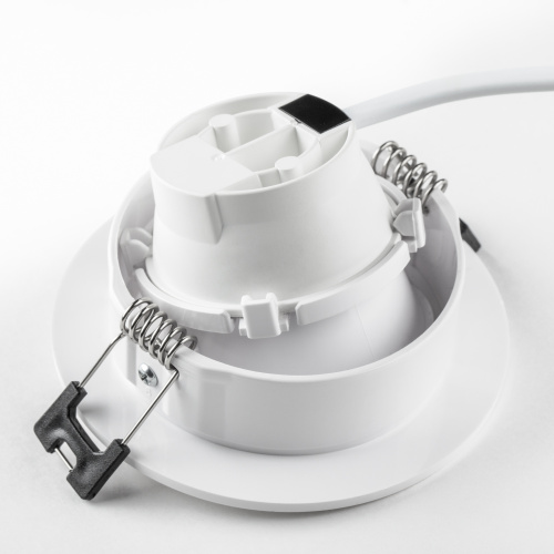 012606 Рамка (светильник) PVC д/LED-модулей 941хх и LED-ламп D50мм SINGO ROUND БЕЛЫЙ фото 5 012606 Рамка (светильник) PVC д/LED-модулей 941хх и LED-ламп D50мм SINGO ROUND БЕЛЫЙ фото 5