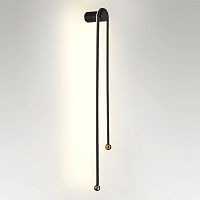 6633/18WL HIGHTECH ODL24 285 металл/черный/акрил Настенный светильник IP20 LED 18W 3000K 220V MEMFI