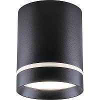 Светодиодный светильник Feron AL534 LUNA накладной 15W 4000K черный 80*100