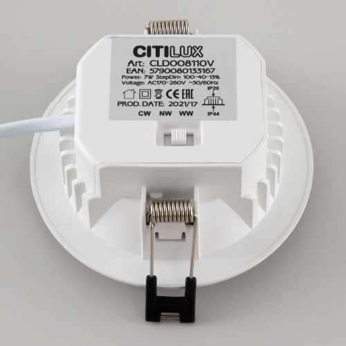 Citilux Акви CLD008110V LED Встраиваемый светильник Белый фото 19 Citilux Акви CLD008110V LED Встраиваемый светильник Белый фото 19