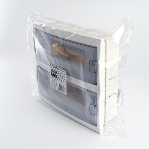 Бокс встраиваемый STEKKER EBX50-2/24-20 24 модуля, пластик, серия ArcaClass фото 3