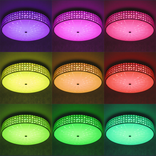 Citilux Портал CL32410G1 LED RGB Люстра хрустальная с пультом Хром фото 9 Citilux Портал CL32410G1 LED RGB Люстра хрустальная с пультом Хром фото 9