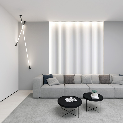 DK7502-BK Cветильник-трос в оплетке FLEX со светодиодом 2м 24V DC 35W 360° 3000К IP20 черный Цветопередача: >90, Световой поток: 1540Лм фото 2