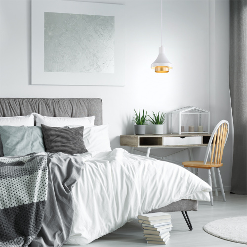 Подвесной светильник Escada 1147/1S E27*60W White фото 4