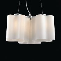 SL116.503.03 Люстра подвесная ST-Luce Серебристый/Белый E27 3*60W ONDE