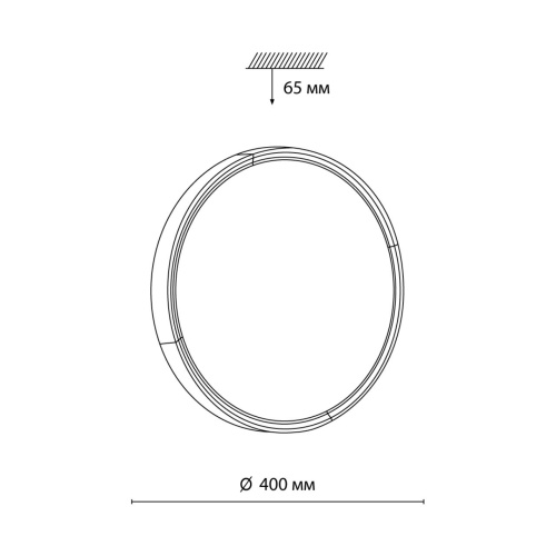 7629/DL PALE SN 184 Светильник пластик/черный/золотистый LED 48Вт 3000-6300K D400 IP43 пульт ДУ VELIO фото 3 7629/DL PALE SN 184 Светильник пластик/черный/золотистый LED 48Вт 3000-6300K D400 IP43 пульт ДУ VELIO фото 3