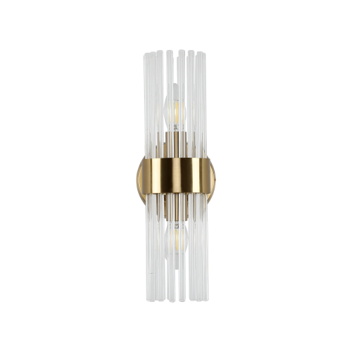 Бра золото E14 36см Zortes FLAMO ZRS.90609.07 Бра золото E14 36см Zortes FLAMO ZRS.90609.07