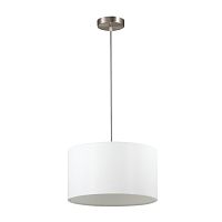 3745/2 MODERNI LN26 525 никель/белый, металл/текстиль Подвес E27 2*60W 220V NIKKI
