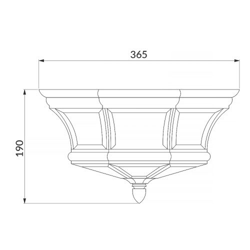 Потолочный фонарь Quoizel, Арт. QZ-NEWBURY-F-PB фото 4