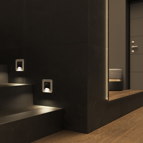 Встраиваемая LED подсветка МУН (черный матовый) W1154408 фото 2