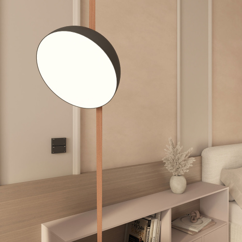 DK7201-DG Накладная настенная панель управления для светильников Air 3000-5000K, серия Control, IP20, CR2032 3V x 2, темно-серый, пластик фото 2