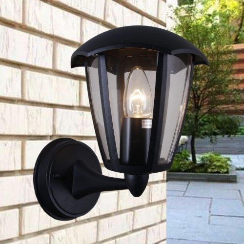 Уличный настенный светильник Reluce 08304-9.2-001SJ BK фото 2