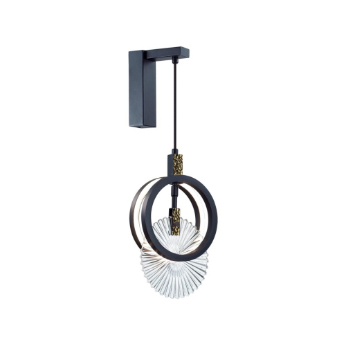 5421/17WL HIGHTECH ODL_EX25 083 черный/золото/металл/стекло Настенный светильник LED 17W 3000K 986Лм MERCURY фото 4 5421/17WL HIGHTECH ODL_EX25 083 черный/золото/металл/стекло Настенный светильник LED 17W 3000K 986Лм MERCURY фото 4