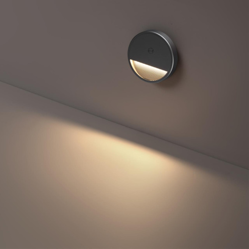 359708 OVER NT25 434 серый Светильник накладной сенсорный для лестниц IP20  LED 0.4W 3000К 1000mAh Li-ion, 5V VESPERA фото 4