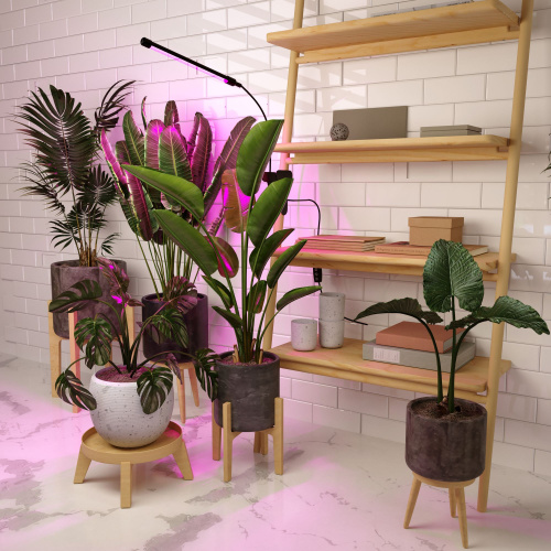 Светильник для растений на прищепке 8 Вт FT-004 чёрный фото 10