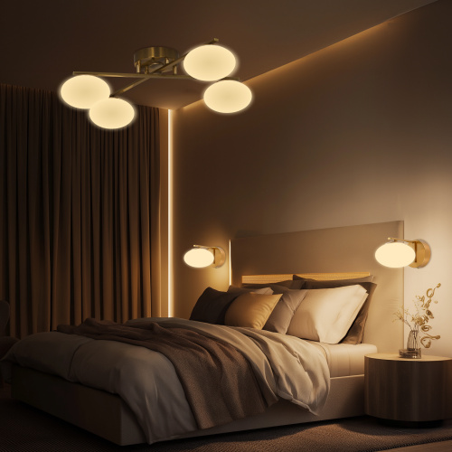 Citilux ATMAN SMART CL226A143 RGB LED Умная люстра Бронза фото 15