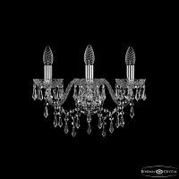 Бра хрустальные 1403B/3/160 Ni Bohemia Ivele Crystal (Богемия Ивеле Кристалл)