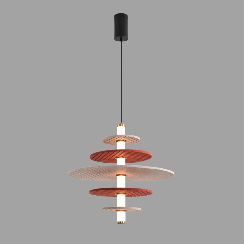 8296/14AL LEDIO LN26 365 черный/бежевый/бурый, металл/фетр/акрил Подвес LED 14W 3000K 220V FELTA фото 4 8296/14AL LEDIO LN26 365 черный/бежевый/бурый, металл/фетр/акрил Подвес LED 14W 3000K 220V FELTA фото 4