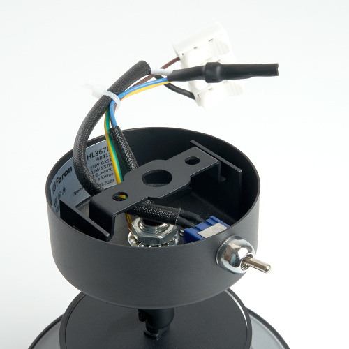 Светильник HL3670 AURA 12W, 230V, GX53, чёрный фото 9