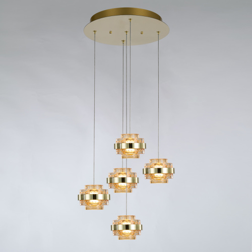 Подвесной светильник MD22030002-5A gold/champagne фото 2 Подвесной светильник MD22030002-5A gold/champagne фото 2