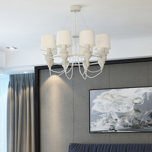 Подвесная люстра Arte Lamp SERGIO A3326LM-8WH фото 3