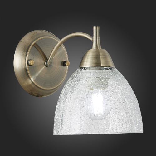 SLE104401-01 Светильник настенный Бронза/Прозрачный E27 1*60W фото 6 SLE104401-01 Светильник настенный Бронза/Прозрачный E27 1*60W фото 6