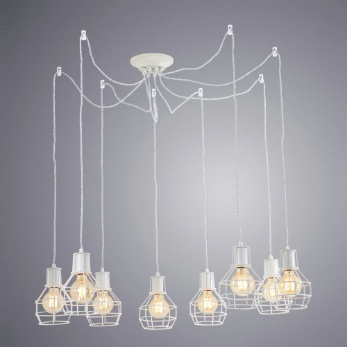 Подвесная люстра Arte Lamp INTERNO A9182SP-8WH фото 2 Подвесная люстра Arte Lamp INTERNO A9182SP-8WH фото 2
