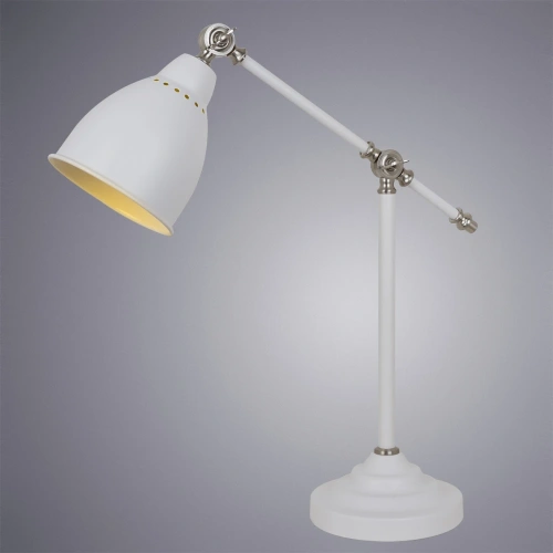 Офисная настольная лампа Arte Lamp BRACCIO A2054LT-1WH фото 2 Офисная настольная лампа Arte Lamp BRACCIO A2054LT-1WH фото 2