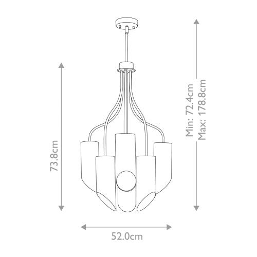 Подвесной светильник Elstead Lighting, Арт. QUINTO6-WAB фото 7
