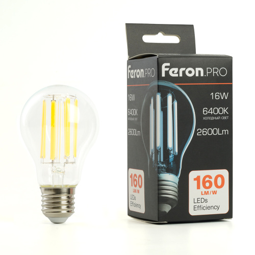Лампа светодиодная Feron.PRO LB-1116 Шар E27 2600LM 16W 175-265V 6400K фото 9