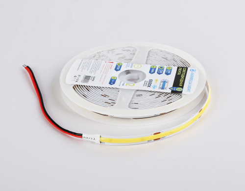 Светодиодная лента 24В COB 480Led 12Вт/м 6500K IP20 5м фото 7