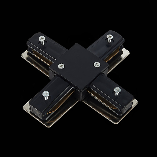 ST002.449.00 Коннектор X-образный ST-Luce Черный BASE