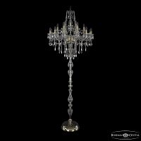 Торшер хрустальный 1415T1/12+6+3/300-225 G