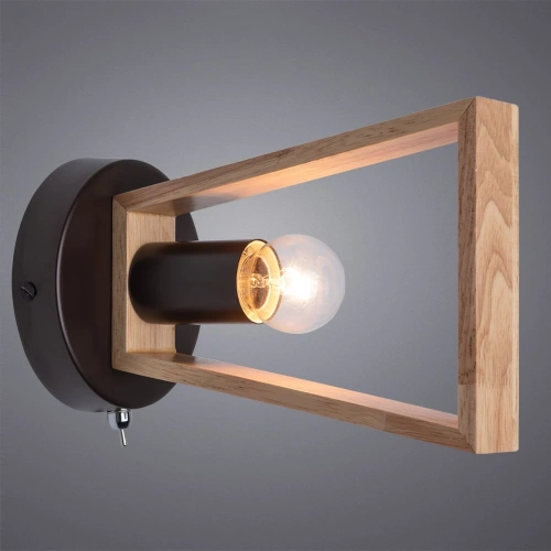 Настенный светильник Arte Lamp BRUSSELS A8030AP-1BK фото 2 Настенный светильник Arte Lamp BRUSSELS A8030AP-1BK фото 2