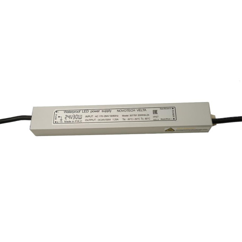 357781 VELTA ODL25 657 Блок питания влагозащищенный IP67 30W 1.25A вход. напряжение 170-264V / выход 24V (от 1 до 5 св-в линий линий INGRO, WALD и CAN 357781 VELTA ODL25 657 Блок питания влагозащищенный IP67 30W 1.25A вход. напряжение 170-264V / выход 24V (от 1 до 5 св-в линий линий INGRO, WALD и CAN