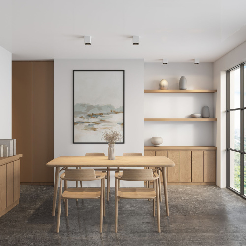 DK3030-WB Светильник накладной IP 20, 10 Вт, GU5.3, LED, белый/черный, пластик фото 6