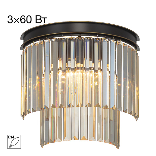 Citilux Мартин CL332322 Бра хрустальное Шампань Citilux Мартин CL332322 Бра хрустальное Шампань