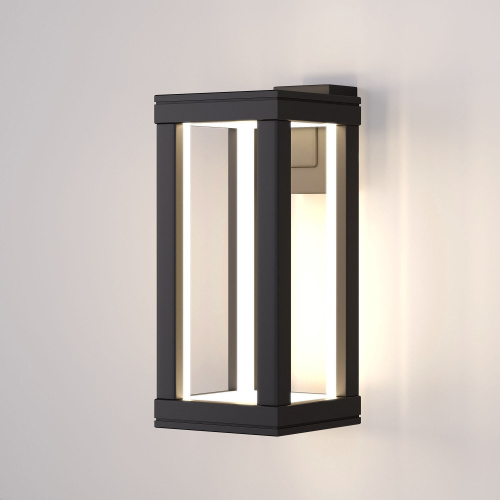 Уличный настенный светодиодный светильник Frame LED IP54 1527 TECHNO LED черный Уличный настенный светодиодный светильник Frame LED IP54 1527 TECHNO LED черный
