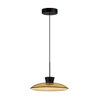 5055/9LA L-VISION ODL24 387 черный/янтарный/металл/стекло Подвес LED 9W 3000К SAUCER