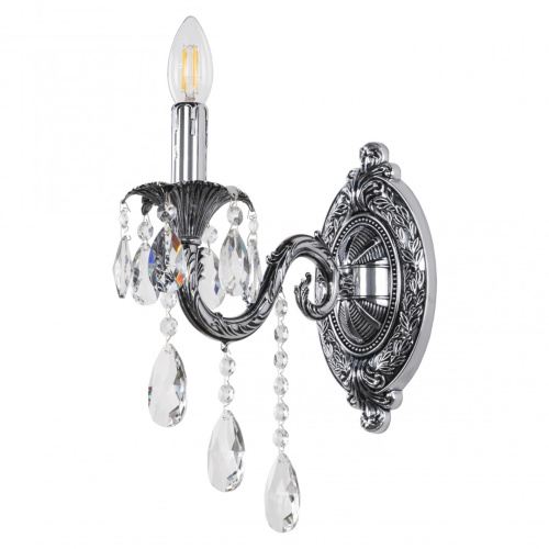 Бра с хрустальными подвесками AL7901B10/1/175 B NB Bohemia Ivele Crystal (Богемия Ивеле Кристалл)