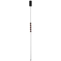 7187/12L HIGHTECH ODL26 223 Подвесной светильник черный/акрил/агат/металл IP20 LED 12W 3500K 220V MONELLA