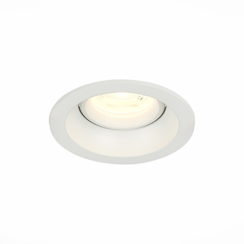 ST208.508.01 Св-к встр. Белый GU10 1*50W  D94xH40 220V Без ламп Встраиваемые светильники фото 2