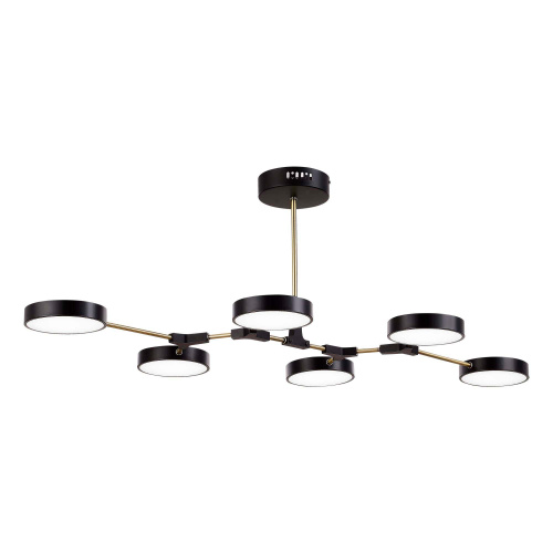 SLE6004-402-06 Светильник потолочный Черный, Латунь/Черный LED 6*10W MONTA фото 5