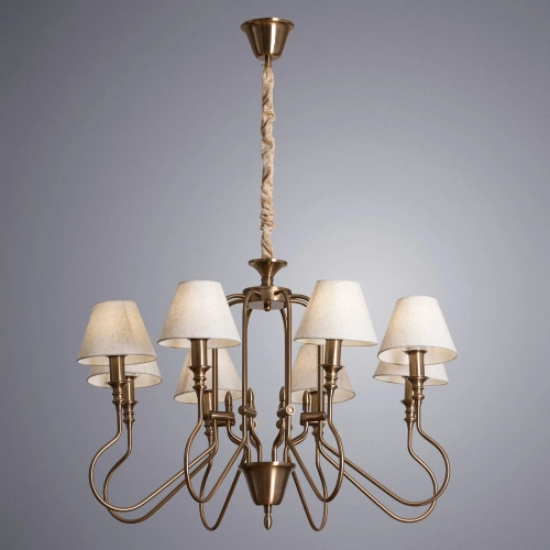 Подвесная люстра Arte Lamp AGIO A6086LM-8PB фото 2 Подвесная люстра Arte Lamp AGIO A6086LM-8PB фото 2
