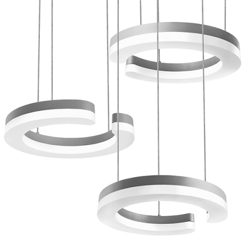 763339 Подвес UNITARIO 34.5W LED 3795LM СЕРЕБРО МАТОВЫЙ 3000K фото 2 763339 Подвес UNITARIO 34.5W LED 3795LM СЕРЕБРО МАТОВЫЙ 3000K фото 2