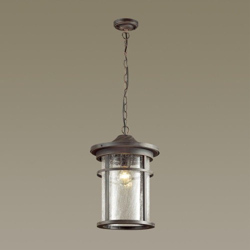 4044/1 NATURE ODL18 699 коричневый/патина Уличный светильник-подвес IP44 E27 60W 220V VIRTA фото 4 4044/1 NATURE ODL18 699 коричневый/патина Уличный светильник-подвес IP44 E27 60W 220V VIRTA фото 4
