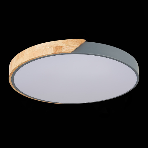SLE200972-01 Светильник потолочный Серый, Светлое дерево/Белый LED 1*45W 3000K/4000K/6000K FESTA фото 10