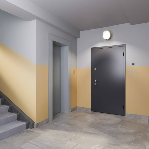 Светильник светодиодный пылевлагозащищённый  с акуст.датчиком,с дежурным режимом работы Feron AL3018 в пластиковом корпусе 12W 6500K 220V IP65 белый фото 4